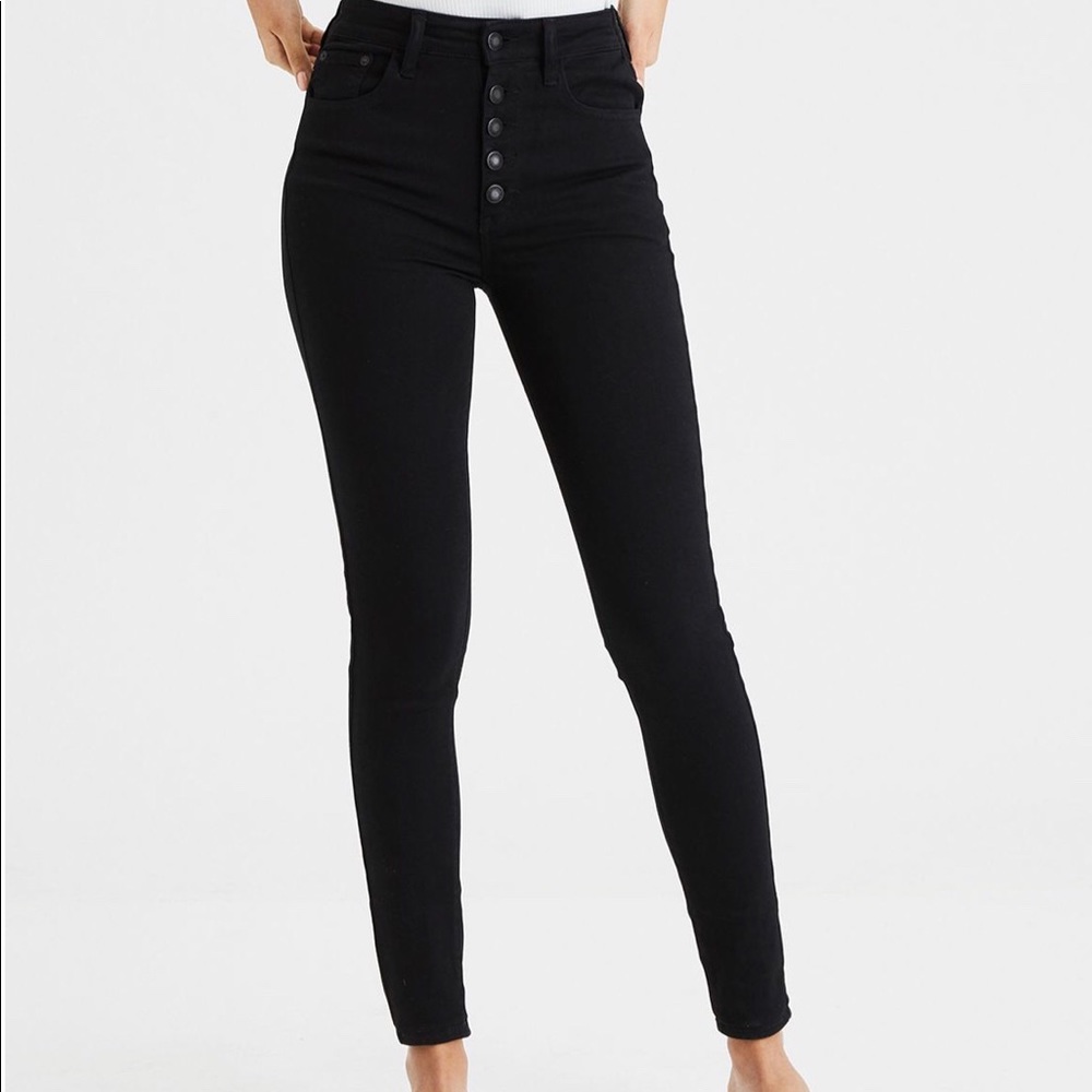AE Super High Rise Jegging Size 6 X-Long